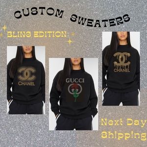 Custom Bling Sweater